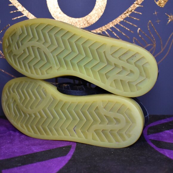 Adidas Black Electric Green Superstar CLR Basketball Shell Toe Shoes size 7 - Picture 7 of 7